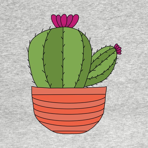 Cute Cactus Design #40: Big And Sideways Cactus by DreamCactus